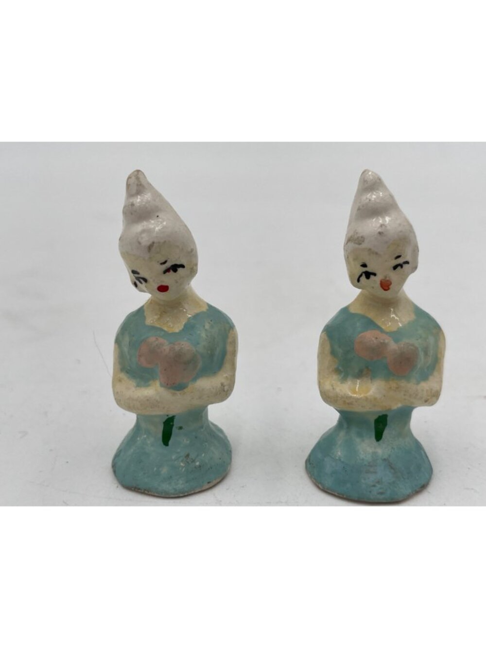 Antique Pin Cushion Sewing Half Doll Figurine hand painted - Picture 6 of 6